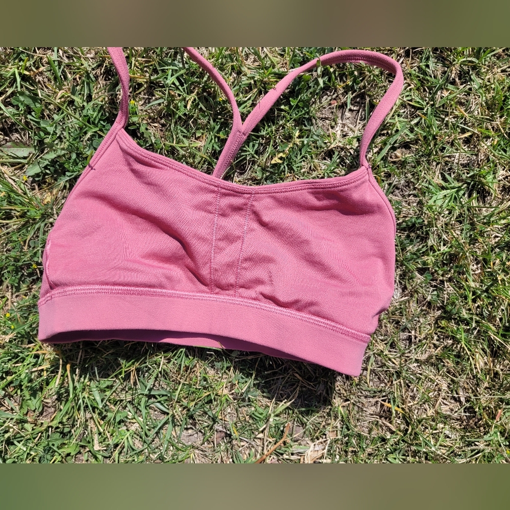 Lululemon Athletica Pink Sports Bra Intimates - Picture 3 of 8